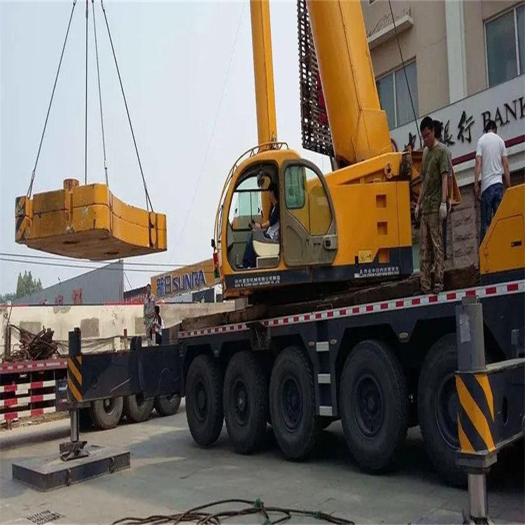 荔波当地吊车出租|机器吊装|75吨|工厂搬迁服务